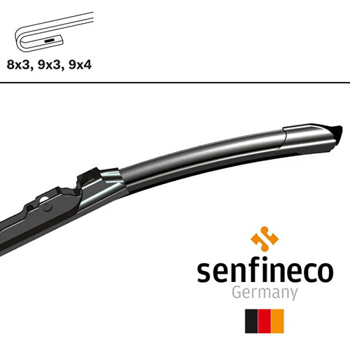 Щетка стеклоочистителя бескаркасная SENFINECO 3945 Smart-Flex 12 (300 мм), Щетки стеклоочистителя